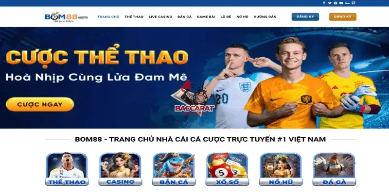 BOM88 là nhà cái trực tuyến hàng đầu châu Á