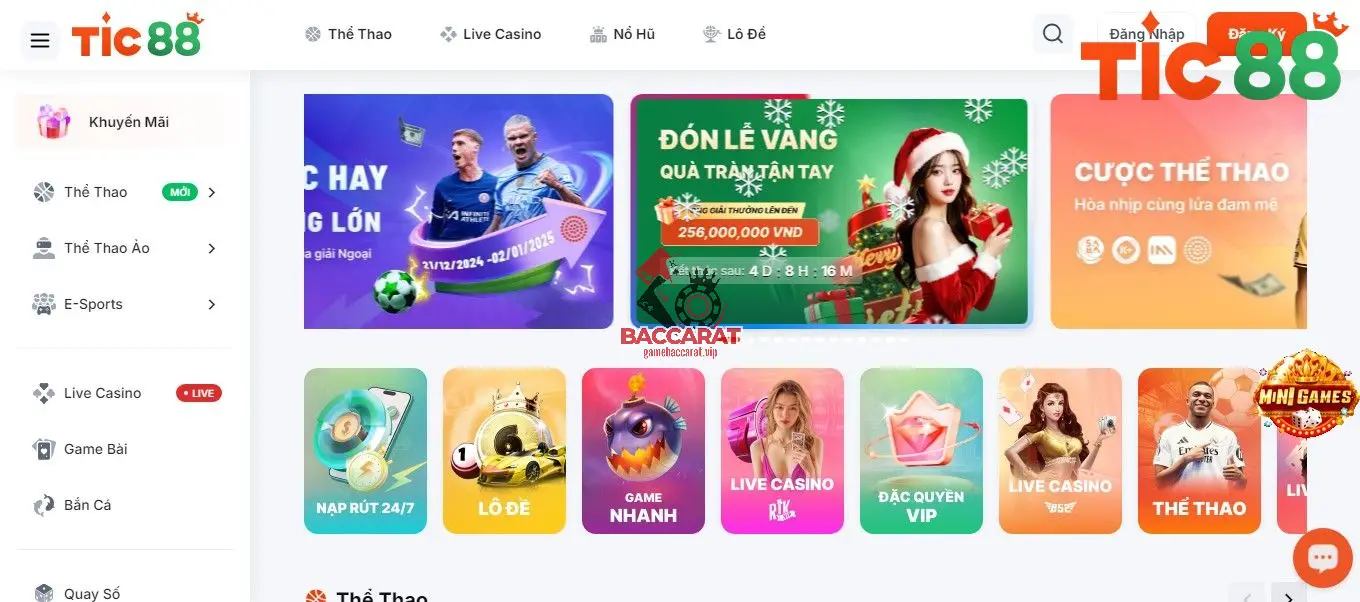 TIC88 là nhà cái trực tuyến lớn toàn cầu